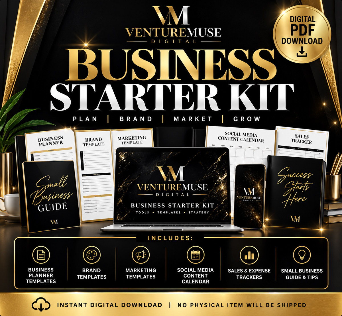 VentureMuse Digital Business Starter Kit digital PDF